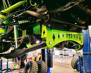 Powder Coated Chassis Parts